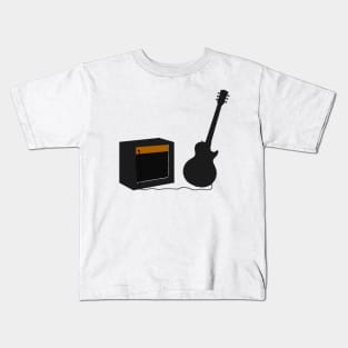 Beautiful Guitar and Amp Kids T-Shirt